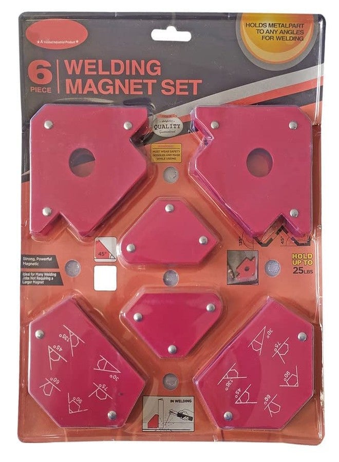 ISC 6pc Multi Angle Magnetic Welding Holder Clamps Set (2 Pc x 3 inch Arrow Type, 2Pc x Triangle & 2Pc x Mini, Strong Magnet Pull for Accurate Alignment in Fabrication works Pack of 6Pc - Image 3